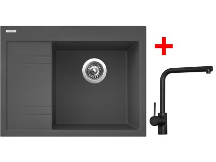 Akční set Sinks RIM 650 P Titanium + baterie ELKA černá