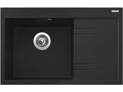 Granitový dřez Sinks RIM 780 L Metalblack