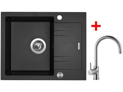 Akční set Sinks LINEA 600 XC Metalblack + baterie VITALIA