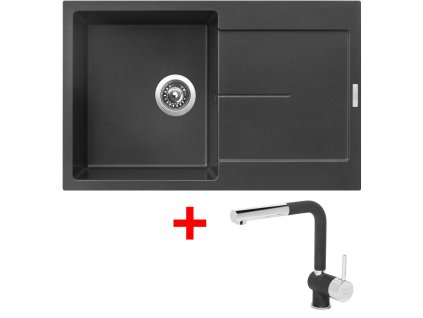 Akční set Sinks ULTIMA 790 Metalblack + baterie MIX 3 P GR
