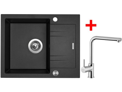 Akční set Sinks LINEA 600 XC Metalblack + baterie ELKA