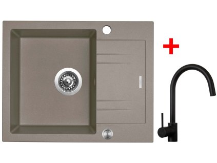 Akční set Sinks LINEA 600 XC Truffle + baterie VITALIA černá