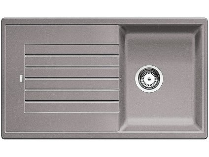 Kuchyňský granitový dřez Blanco ZIA 45 SL aluminium + Čistící prostředek BLANCO ANTIKALK 30 ml
