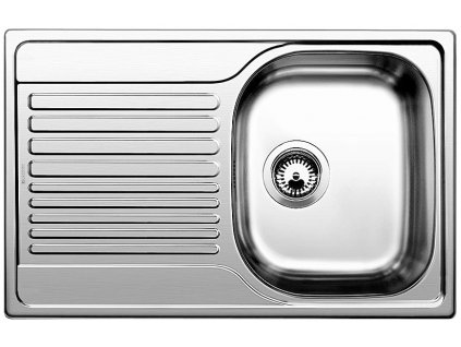 Dřez Blanco TIPO 45 S Compact Nerez přírodní lesk oboustranné provedení
