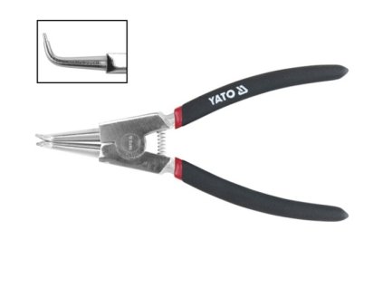 Kleště na ségrovky 150 mm vnější ohnuté CrV