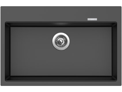Granitový dřez Sinks MAXIMO 780 Metalblack  + Sinks čistící pasta