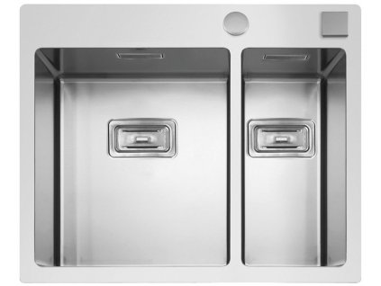 Kuchyňský nerezový dřez Sinks BOXER 585.1 FI + Vůně do bytu Areon 85ml