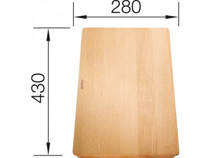 Krájecí deska SUBLINE buk 28 x 43 cm