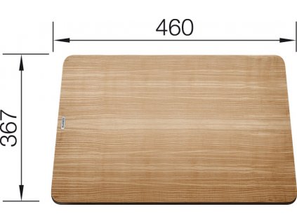 Krájecí deska jasan pro ZENAR 460x367