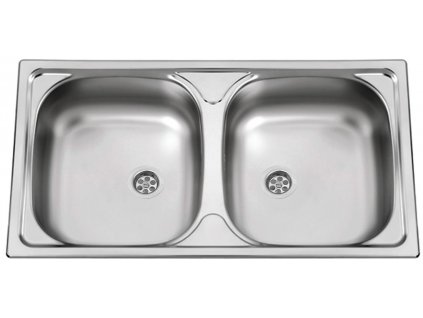 Kuchyňský nerezový dřez Sinks OKIO 780 DUO M matný