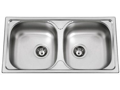 Kuchyňský nerezový dřez Sinks OKIO 780 DUO V matný
