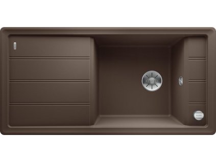 Granitový dřez Blanco FARON XL 6 S kávová s excentrem