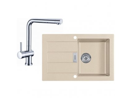 Kuchyňský set Franke T14 (dřez SID 611-78 + baterie Samoa) Kávová + Vůně do bytu Areon 85ml