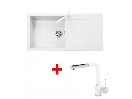 Akční set Sinks AMANDA 990 a baterie MIX 3 P Milk + Vůně do bytu Areon 85ml