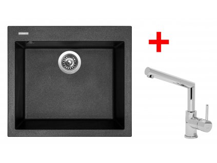 Akční set Sinks CUBE 560 a baterie MIX 350 P Granblack + Vůně do bytu Areon 85ml