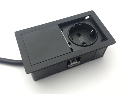 versalogic versahit mono elektricka zasuvka 1x230v cerna detail 2