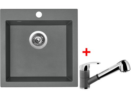 Akční set Sinks dřez VIVA 455 + baterie LEGENDA S Titanium