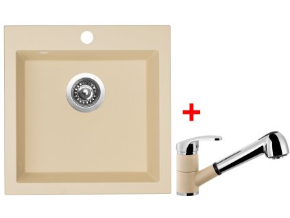 Akční set Sinks dřez VIVA 455 + baterie LEGENDA S Sahara