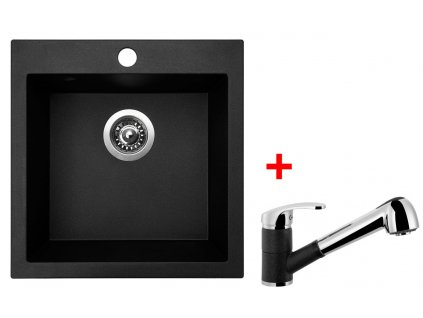 Akční set Sinks dřez VIVA 455 + baterie LEGENDA S Granblack