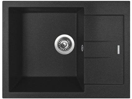 Kuchyňský nerezový dřez Sinks AMANDA 650 Metalblack