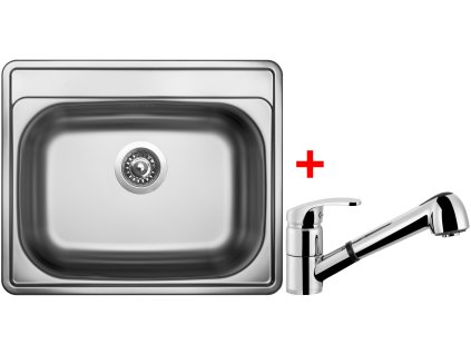 Akční set Sinks COMFORT 600 V matný + baterie LEGENDA S