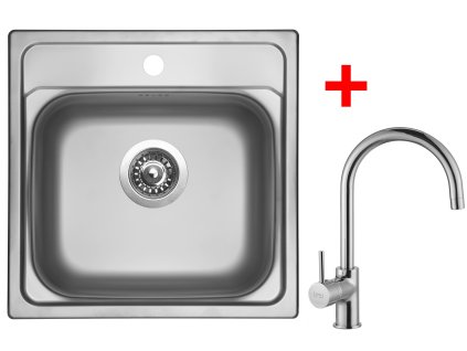 Akční set Sinks MANAUS 480 V matný + baterie VITALIA  + Sinks čistící pasta