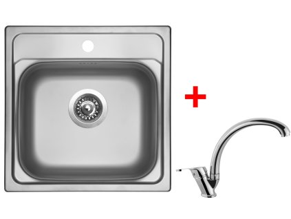 Akční set Sinks MANAUS 480 V matný + baterie EVERA  + Sinks čistící pasta