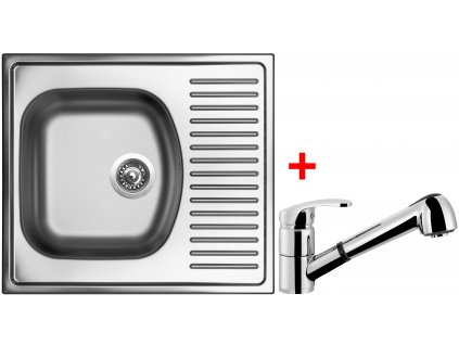 Akční set Sinks SHORT 580 V matný + baterie LEGENDA S  + Sinks čistící pasta