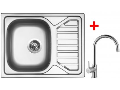 Akční set Sinks OKIO 650 V matný + baterie VITALIA  + Sinks čistící pasta