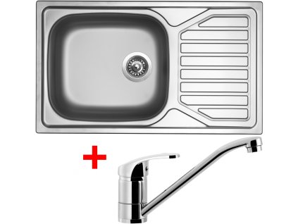 Akční set Sinks OKIO 860 XXL V matný + baterie PRONTO