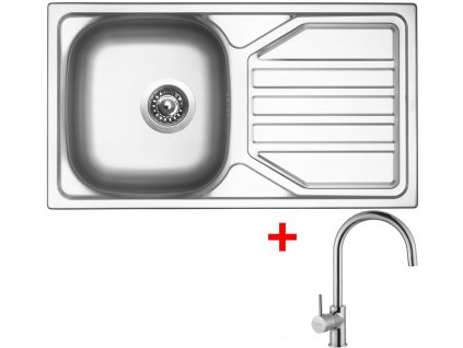 Akční set Sinks OKIO 780 V matný + baterie VITALIA  + Sinks čistící pasta