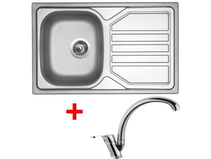 Akční set Sinks OKIO 800 V matný + baterie EVERA