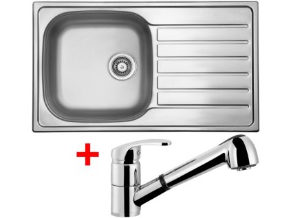Akční set Sinks HYPNOS 860 V matný + baterie LEGENDA S