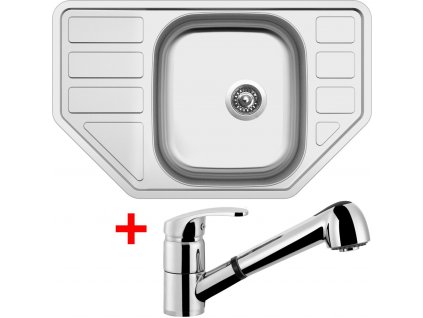 Akční set Sinks CORNO 770 V matný + baterie LEGENDA S