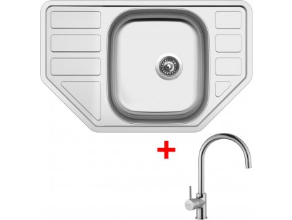 Akční set Sinks CORNO 770 V matný + baterie VITALIA  + Sinks čistící pasta