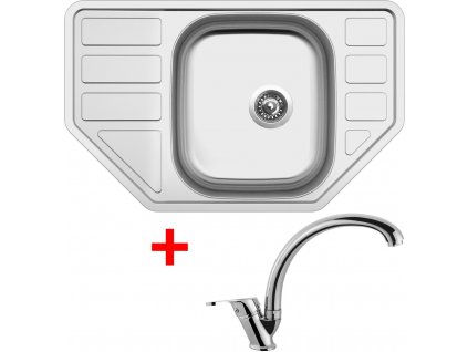 Akční set Sinks CORNO 770 V matný + baterie EVERA  + Sinks čistící pasta