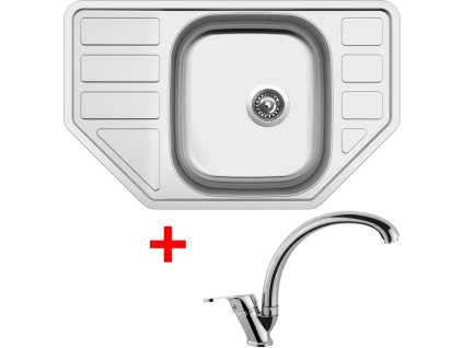 Akční set Sinks CORNO 770 V matný + baterie EVERA