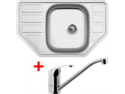 Akční set Sinks CORNO 770 V matný + baterie PRONTO  + Sinks čistící pasta