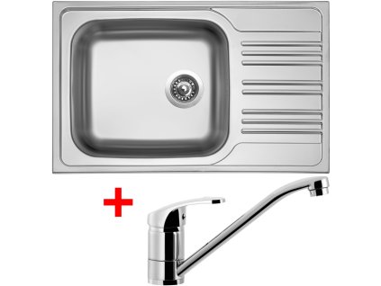 Akční set Sinks STAR 780 XXL V matný + baterie PRONTO
