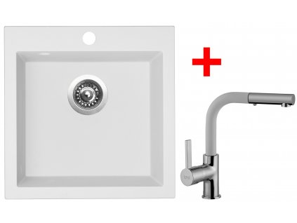 Akční set Sinks dřez VIVA 455 + baterie ENIGMA S Milk