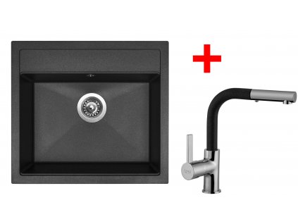 Akční set Sinks SOLO 560 Granblack + baterie ENIGMA S GR  + Sinks čistící pasta