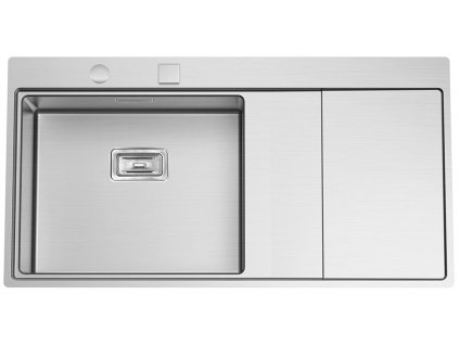 Nerezový dřez Sinks XERON 1000 FI nerez kartáčovaný levý  + Sinks čistící pasta
