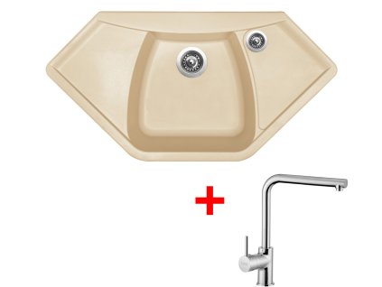 Akční set Sinks NAIKY 980 Sahara + baterie ELKA Chrom  + Sinks čistící pasta