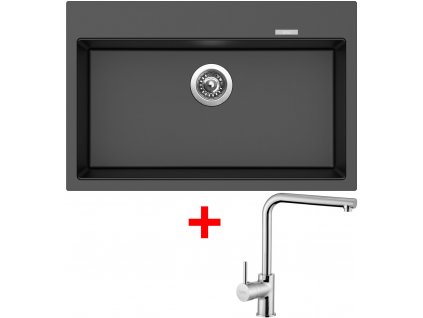 Akční set Sinks MAXIMO 780 Metalblack + baterie ENIGMA S Chrom  + Sinks čistící pasta