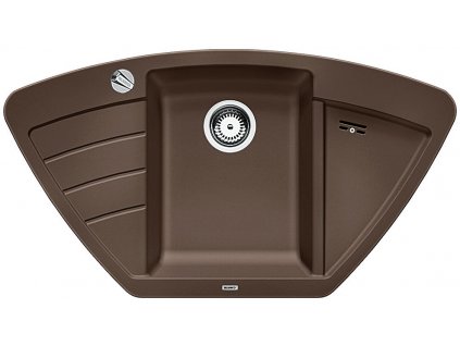 Granitový dřez Blanco ZIA 9 E kávová excentr