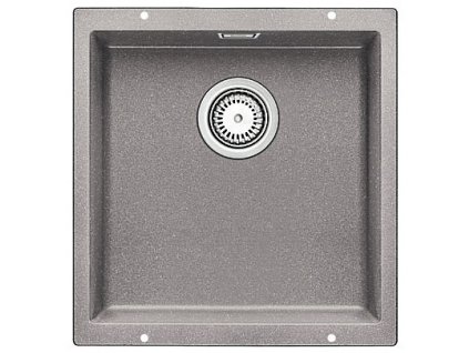 Granitový dřez Blanco SUBLINE 400 U aluminium s táhlem