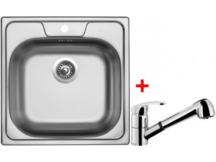 Akční set Sinks CLASSIC 480 5V matný + baterie LEGENDA S  + Sinks čistící pasta