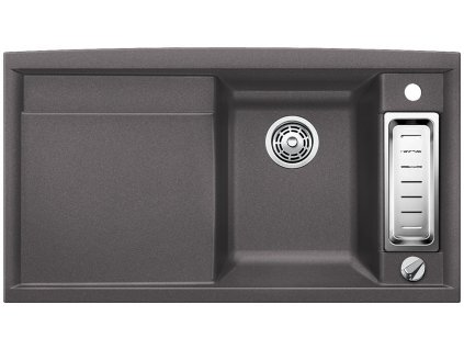 Granitový dřez Blanco AXIA II 5 S F Silgranit šedá skála
