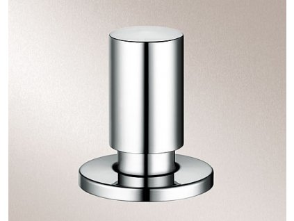 Ovládací knoflík táhla kulaté plast chrom