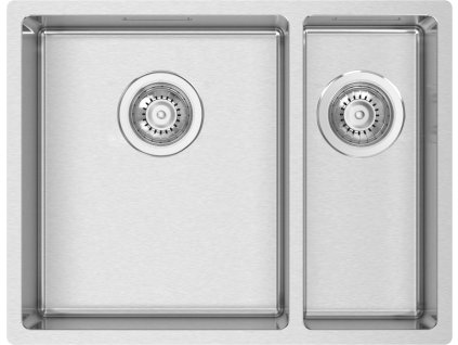 Nerezový dřez Sinks BOX 570.1 RO nerez kartáčovaný  + Sinks čistící pasta